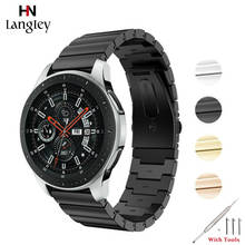 20 22mm liberação rápida sólida pulseira de aço inoxidável para samsung galaxy assista 42mm 46mm engrenagem s2 s3 pulseira amazfit huawei 2 2024 - compre barato