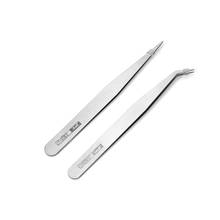 2pcs/lot Excellent Quality Anti-static Bend Straight Tweezer Set Stainless Steel For Bead Jewelry Making Sewing Accessories Tool 2024 - buy cheap