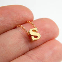 Новое имя ожерелье для женщин начальный золотой цвет письмо заявление модное ожерелье подарок для друга массивные ювелирные изделия 2024 - купить недорого