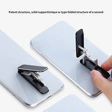 Suporte de mesa dobrável para celular, suporte dobrável de alumínio tamanho mini universal para celular 2024 - compre barato