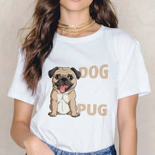 Fighting Dog Graphic Print Lady T-shirt Casual White Round Neck Female Tshirt Summer Cute Girl Tee Shirt 2024 - buy cheap