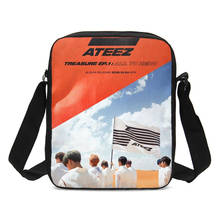 ATEEZ Kpop Kids Travel Shoulder Bag Women Handbags Hongjoong Seonghwa Yunho Yeosang San Mingi Wooyoung Jongho Girls Bolsos Mujer 2024 - buy cheap