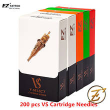 100/200Pcs Mixed Sizes EZ V-Select Tattoo Cartridge Needle kits RL RS M1 CM Disposable Tattoo Needles Kits Tattoo Grips 2024 - buy cheap