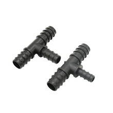 Divisor de agua de manguera en T, Conector de lengüeta DN20 a 16mm, 20mm, accesorios de riego por goteo, 25mm a 1/2 3/4, 30 Uds. 2024 - compra barato