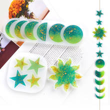 1 Set Christmas  Star Sun Moon Silicone Resin Mold DIY Handmade Epoxy Mold Resin Home Hang Accessories Planet Pendant Mold 2024 - buy cheap