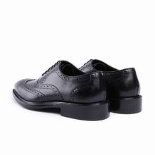 Fashion Pointed Toe Black Oxfords Mens Business Formal Shoes Genuine Leather Dress Shoes Mens Wedding Footwear Zapatos Hombre 2024 - buy cheap