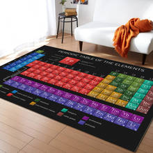 Periodic Table Of Elements Chemistry Carpets for Bed Room Modern Home Large Area Rug for Living Room Bay Window Mat 2024 - buy cheap