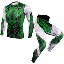 Motorcycle Men's Underwears sets Sport Breathable Quick drying Base Layers Tight Long Tops & Pants Sportswear Underwear 2020 new 2024 - buy cheap