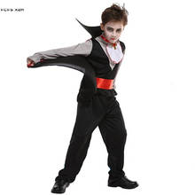 Disfraz terrorífico de vampiro para niños, traje de Cosplay para carnaval, Purim, Carnaval, fiesta de juegos de rol 2024 - compra barato