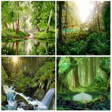 60x75DIY Painting By Numbers Natural Forest Landscape On Canvas Drawing Picture Adults Oil Painting HandPainted Home Decor Gift 2024 - buy cheap