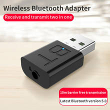 Receptor y transmisor Bluetooth 5,0, adaptador inalámbrico de Audio portátil de 3,5mm, estéreo para TV, h-el mejor 2024 - compra barato