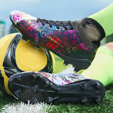 Zapatos de fútbol FG / TF five-a-side zapatos de fútbol profesionales hombres y mujeres, zapatillas de entrenamiento deportivo antideslizantes con punta, talla 35-46 2024 - compra barato