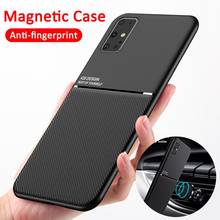 Magnetic Case For Samsung Galaxy Note 20 Ultra S20 FE S8 S9 S10 Plus A51 A71 A11 A31 A21S M31 S A01 Core Leather Holder Cover 2024 - buy cheap