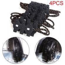 4Pcs Anti-Skid Snow Wheel Chains Adjustable Wheel Tire Thickening Anti-slip Chains Emergency Security Snow Chains 2024 - buy cheap