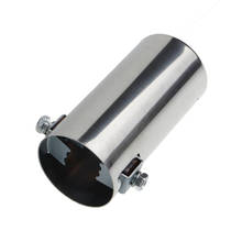 Universal Stainless Steel Car Rear Round Exhaust Pipe Tail Throat Muffler Tip  2024 - buy cheap