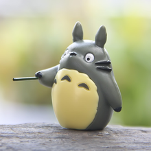 Enfeites de resina Miyazaki Totoro Estatuetas de Miniaturas de Animais Que Vivem Quarto Quarto Sala de Estudo Escritório Decoração Do Jardim Artesanato Presentes Casa 2024 - compre barato