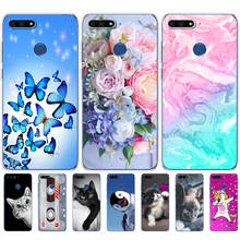 Silicon case For Huawei Honor 7C 5.7 Inch Case Cover Soft TPU Cute Cover Back Protective Phone Case For Huawei honor 7c Aum-L41 2024 - buy cheap