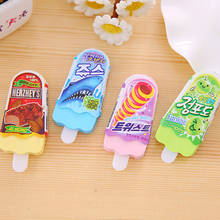 4pcs Korean Summer Cool Ice Cream Mini Rubber Eraser Set For Pencil Stationery Kids Gift Office School Stationery Supply H6389 2024 - buy cheap