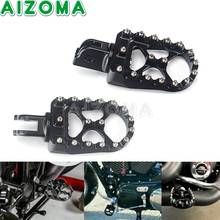 For Harley 2018-UP Street Bob FXBB FXBR FXBRS FXLR Black Spring Teeth MX Wide Motorcycle Footpeg Foot Pegs Pedals Footrests 2024 - buy cheap