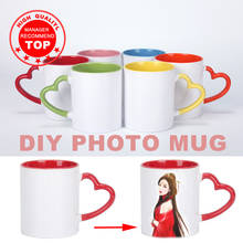 Custom Printed Photo LOGO Mug  Multi Color handlemus DIY  LOGO Text Coffee Cup Travel Ceramic Cup Family Friends Birthday Gift 2024 - buy cheap