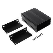 Black 100x76x35mm Corrosion Resistant Aluminum  Split Body Aluminum Box Enclosure Case Project Electronic DIY 94PC 2024 - buy cheap