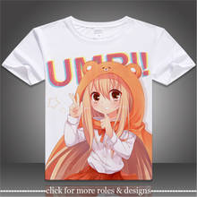 Himouto! Umaru-chan Umaru Doma Cosplay Costume Cloth Adult Kids Child Short Sleeve T Shirt T-shirt 2024 - buy cheap