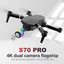 Dron S70 RC 4K profesional con cámara Dual 1080p HD Wifi Fpv, cuadricóptero de fotografía, modelo de altura fija, dron plegable, juguetes para niños 2024 - compra barato