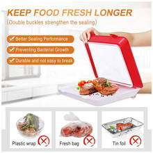 6pcs Creative Food Fresh keeping Tray Food Preservate Tray Refrigerator Meat Storage Plates Serving Tray Food Container Dropship 2024 - buy cheap