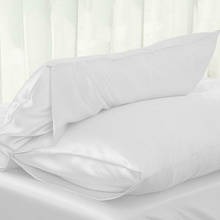 1PC 51*76cm Luxury Silky Satin Pillow Case Pillow Cover Solid Color Standard Pillowcase 2024 - buy cheap