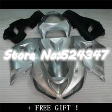 Novo kit de carenagem kawasaki ninja zx6r 2005, 2006, 05, 06, injeção abs, ninja zx, 6r, 05, 06-outros, prata/preto 2024 - compre barato