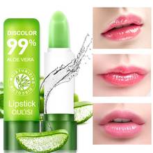 Lápiz labial con cambio de Color y temperatura, esencia de Aloe Vera, larga duración, hidratante, Gel calmante nutritivo, bálsamo labial de líneas finas 2024 - compra barato