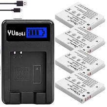 NB-4L NB 4L NB4L Li-ion Batteries + LCD USB Charger for Canon IXUS 60 65 80 75 100 I20 110 115 120 130 IS 117 220 225 2024 - buy cheap