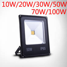 Led reflector al aire libre de 10 W 20 W 30 W 50 W 70 w 100 w proyector Led 110 V 220 v impermeable IP65 de alta potencia fuera de paisaje de iluminación 2024 - compra barato