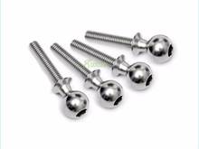 Metal Socket Ball Steering Knuckle Ball Head Screw Set Fit for 1/5 HPI ROFUN BAHA ROVAN KM BAJA 5B RC CAR Toys PARTS 2024 - buy cheap