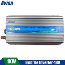 1000W MPPT Grid Tie Inverter for 18V 36Cells Solar Panels 110V or 220V Output 20V-45VDC Input  Pure Sine Wave Inverter 2024 - buy cheap