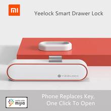 Original Xiaomi MIjia YEELOCK Smart Drawer Cabinet Lock Keyless Bluetooth APP Unlock Anti-Theft Child Safety File Security 2024 - buy cheap