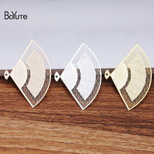 BoYuTe (20 unids/lote) hoja de Metal de latón resistente a la corrosión 35*26MM mariposa colgante Diy mano joyería hecha a mano accesorios al por mayor 2024 - compra barato