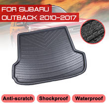Car Floor Mat Carpet Rear Trunk Anti-mud Cover For Subaru Outback 2010 2011 2012 2013 2014-2017 2024 - buy cheap