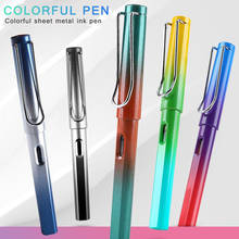 High quality Ink Pen Various colors Nib School Student office stationery 0.5mm Fountain Pen for Signature Calligraphy 2024 - buy cheap