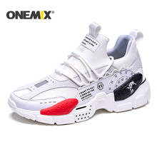 Кроссовки ONEMIX сетчатые для мужчин и женщин, дышащие удобные беговые кеды, амортизирующая спортивная обувь для прогулок на открытом воздухе 2024 - купить недорого