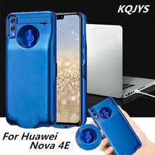 Kqjys carregador de bateria de volta de energia portátil casos para huawei nova 4e externo backup de carregamento capa para nova 4e bateria caso 2024 - compre barato