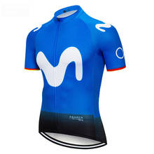 2021 World Tour TEAM MOVISTAR Cycling Jersey Spain Summer Ropa Ciclismo MTB Mens Quick-Dry Pro Bike Clothing Tops Maillot Shirts 2024 - buy cheap