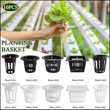 10Pcs Mesh Pot Net Cup Basket Hydroponic System Garden Plant Grow Vegetable Cloning Foam Insert Seed Germinate Nursery Pots 2024 - buy cheap