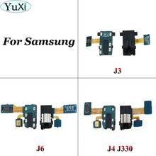 YuXi For Samsung Galaxy J3 J4 J6 2018 J600F J400 J400F J330 Earphone Jack Headphone Audio Microphone Flex Cable Audio jack flex 2024 - buy cheap