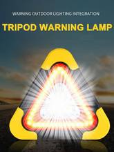 Solar/Usb Charging Multi-functional Tripod Warning Lamp COB Work Light Emergency Light For Auto Yellow Angle 2024 - buy cheap