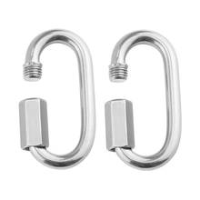 304 Stainless Steel Quick Link Lock Ring Hook Chain Fastener Hook Carabiner 2024 - buy cheap