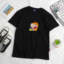 Kawaii buttercup blossom and футболка с пузырьками Harajuku женская летняя модная футболка в стиле хип-хоп ulzzang в Корейском стиле с мультяшным принтом для девочек 2024 - купить недорого