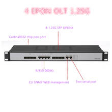 4 PON port mini ftth fiber optic 4 pon port 4 SFP slots epon OLT 10/100/1000Mauto-negotiable 4 SFP port PX20+ PX20++ PX20+++ 2024 - buy cheap