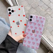 Love Heart Case For Xiaomi Redmi 9A 9C Note 9 9s 8 8T 7 6 K20 K30 Pro 5 4X Soft Silicone TPU Fundas Bumper 2024 - buy cheap