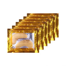 Mascarilla de colágeno de cristal dorado de 24K, máscara hidratante antienvejecimiento, ácido hialurónico 2024 - compra barato